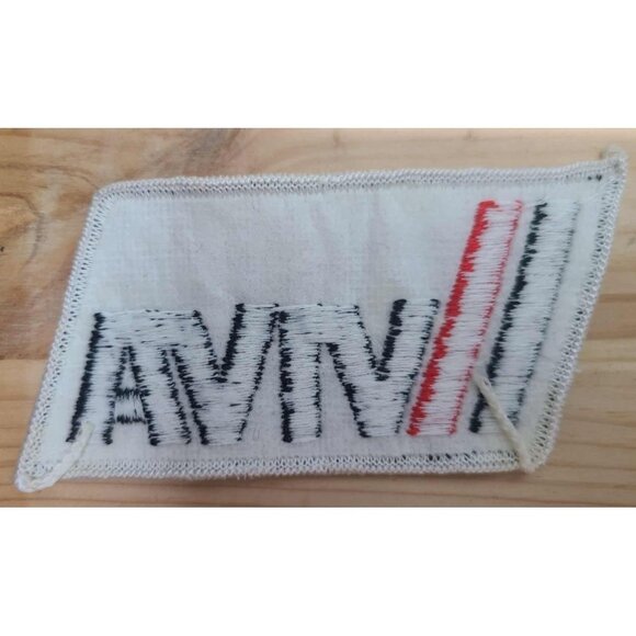 "VIVA Embroidered Patch - Vintage Style Red & Black Stripes  Sew-On" - Picture 2 of 2